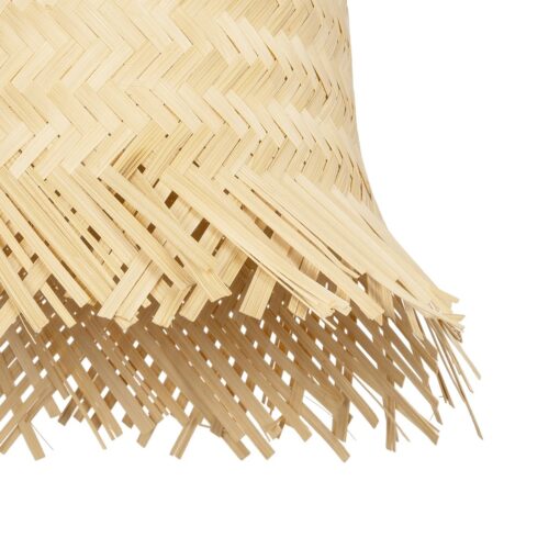 GLOBOSTAR® HAWAII 999-0125 Boho Κρεμαστό Φωτιστικό Οροφής με Ντουί 1 x E27 AC 220-240V IP20 – Μπεζ – Μ30 x Π30 x Υ30cm