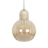 GLOBOSTAR® LUCREZIA 999-0143 Μοντέρνο Κρεμαστό Φωτιστικό Οροφής με Ντουί 1 x E27 AC 220-240V IP20 – Μελί – Μ18 x Π18 x Υ24cm