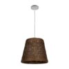 GLOBOSTAR® PLAYROOM 999-0145 Vintage Κρεμαστό Φωτιστικό Οροφής με Ντουί 1 x E27 AC 220-240V IP20 – Καφέ – Μ30 x Π30 x Υ30cm