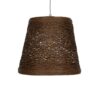 GLOBOSTAR® PLAYROOM 999-0145 Vintage Κρεμαστό Φωτιστικό Οροφής με Ντουί 1 x E27 AC 220-240V IP20 – Καφέ – Μ30 x Π30 x Υ30cm