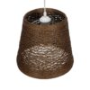 GLOBOSTAR® PLAYROOM 999-0145 Vintage Κρεμαστό Φωτιστικό Οροφής με Ντουί 1 x E27 AC 220-240V IP20 – Καφέ – Μ30 x Π30 x Υ30cm