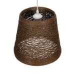 GLOBOSTAR® PLAYROOM 999-0145 Vintage Κρεμαστό Φωτιστικό Οροφής με Ντουί 1 x E27 AC 220-240V IP20 – Καφέ – Μ30 x Π30 x Υ30cm