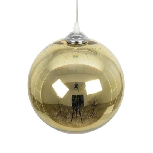 GLOBOSTAR® SATURN 999-0147 Μοντέρνο Κρεμαστό Φωτιστικό Οροφής με Ντουί 1 x E27 AC 220-240V IP20 – Πολύχρωμο – Μ25 x Π25 x Υ22cm