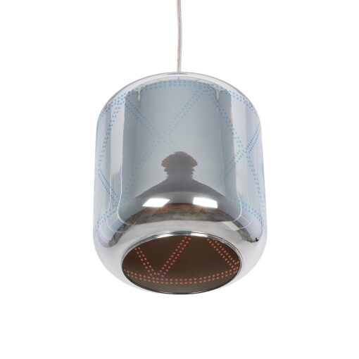 GLOBOSTAR® NEPTUNE 999-0149 Μοντέρνο Κρεμαστό Φωτιστικό Οροφής με Ντουί 1 x E27 AC 220-240V IP20 – Πολύχρωμο – Μ18 x Π18 x Υ25cm