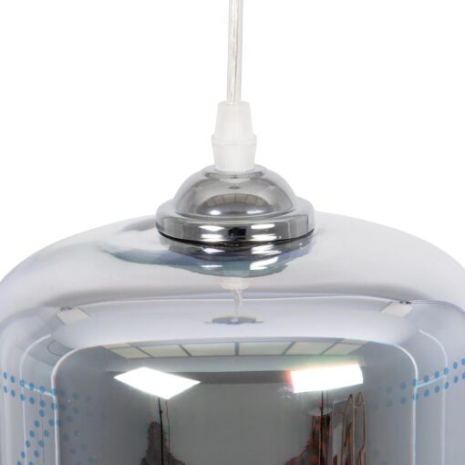 GLOBOSTAR® NEPTUNE 999-0149 Μοντέρνο Κρεμαστό Φωτιστικό Οροφής με Ντουί 1 x E27 AC 220-240V IP20 – Πολύχρωμο – Μ18 x Π18 x Υ25cm