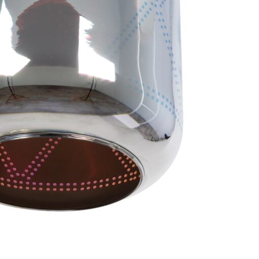 GLOBOSTAR® NEPTUNE 999-0149 Μοντέρνο Κρεμαστό Φωτιστικό Οροφής με Ντουί 1 x E27 AC 220-240V IP20 – Πολύχρωμο – Μ18 x Π18 x Υ25cm