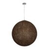 GLOBOSTAR® OCEANA 999-0156 Boho Κρεμαστό Φωτιστικό Οροφής με Ντουί 1 x E27 AC 220-240V IP20 – Καφέ – Μ60 x Π60 x Υ60cm