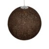 GLOBOSTAR® OCEANA 999-0156 Boho Κρεμαστό Φωτιστικό Οροφής με Ντουί 1 x E27 AC 220-240V IP20 – Καφέ – Μ60 x Π60 x Υ60cm