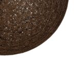 GLOBOSTAR® OCEANA 999-0156 Boho Κρεμαστό Φωτιστικό Οροφής με Ντουί 1 x E27 AC 220-240V IP20 – Καφέ – Μ60 x Π60 x Υ60cm