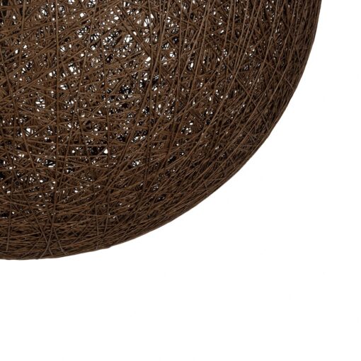 GLOBOSTAR® OCEANA 999-0156 Boho Κρεμαστό Φωτιστικό Οροφής με Ντουί 1 x E27 AC 220-240V IP20 – Καφέ – Μ60 x Π60 x Υ60cm