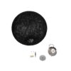 GLOBOSTAR® OCEANA 999-0157 Boho Κρεμαστό Φωτιστικό Οροφής με Ντουί 1 x E27 AC 220-240V IP20 – Μαύρο – Μ60 x Π60 x Υ60cm