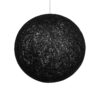 GLOBOSTAR® OCEANA 999-0157 Boho Κρεμαστό Φωτιστικό Οροφής με Ντουί 1 x E27 AC 220-240V IP20 – Μαύρο – Μ60 x Π60 x Υ60cm