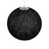 GLOBOSTAR® OCEANA 999-0157 Boho Κρεμαστό Φωτιστικό Οροφής με Ντουί 1 x E27 AC 220-240V IP20 – Μαύρο – Μ60 x Π60 x Υ60cm