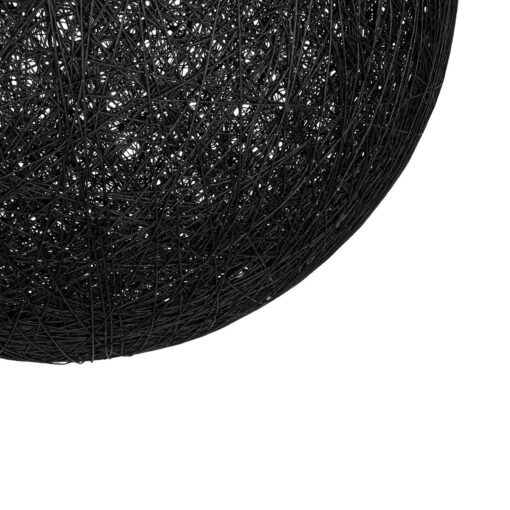 GLOBOSTAR® OCEANA 999-0157 Boho Κρεμαστό Φωτιστικό Οροφής με Ντουί 1 x E27 AC 220-240V IP20 – Μαύρο – Μ60 x Π60 x Υ60cm
