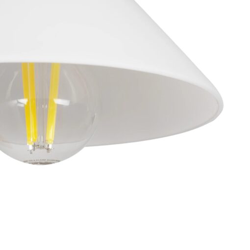 GLOBOSTAR® ALESSIA 999-0177 Μοντέρνο Φωτιστικό Τοίχου – Απλίκα με Ντουί 1 x E27 AC 220-240V IP20 – Μπεζ & Μαύρο – Μ18 x Π26 x Υ29cm