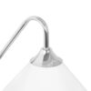 GLOBOSTAR® ALESSIA 999-0179 Μοντέρνο Φωτιστικό Τοίχου – Απλίκα με Ντουί 1 x E27 AC 220-240V IP20 – Μπεζ & Ασημί – Μ18 x Π26 x Υ29cm