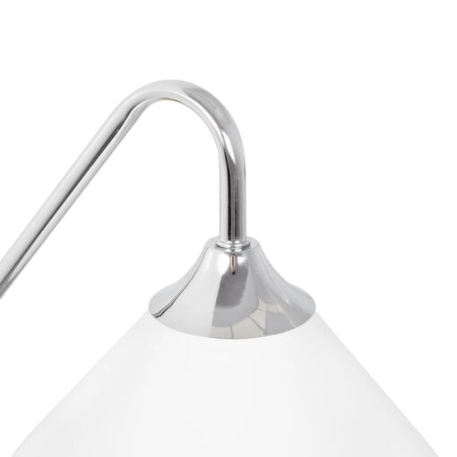 GLOBOSTAR® ALESSIA 999-0179 Μοντέρνο Φωτιστικό Τοίχου – Απλίκα με Ντουί 1 x E27 AC 220-240V IP20 – Μπεζ & Ασημί – Μ18 x Π26 x Υ29cm