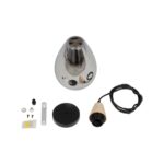 GLOBOSTAR® NOAH 999-0184 Μοντέρνο Κρεμαστό Φωτιστικό Οροφής με Ντουί 1 x E27 AC 220-240V IP20 – Γκρι & Μπεζ – Μ16 x Π16 x Υ30cm