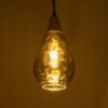GLOBOSTAR® NOAH 999-0184 Μοντέρνο Κρεμαστό Φωτιστικό Οροφής με Ντουί 1 x E27 AC 220-240V IP20 – Γκρι & Μπεζ – Μ16 x Π16 x Υ30cm
