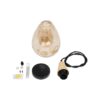 GLOBOSTAR® NOAH 999-0185 Μοντέρνο Κρεμαστό Φωτιστικό Οροφής με Ντουί 1 x E27 AC 220-240V IP20 – Μελί & Μπεζ – Μ16 x Π16 x Υ32cm