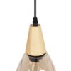 GLOBOSTAR® NOAH 999-0185 Μοντέρνο Κρεμαστό Φωτιστικό Οροφής με Ντουί 1 x E27 AC 220-240V IP20 – Μελί & Μπεζ – Μ16 x Π16 x Υ32cm