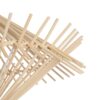 GLOBOSTAR® SASSO 999-0201 Boho Κρεμαστό Φωτιστικό Οροφής με Ντουί 1 x E27 AC 220-240V IP20 – Μπεζ – Μ50 x Π50 x Y23cm