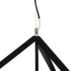 GLOBOSTAR® CUBE 999-0215 Μοντέρνο Κρεμαστό Φωτιστικό Οροφής με Ντουί 1 x E27 AC 220-240V IP20 – Μαύρο – Μ70 x Π70 x Υ87cm