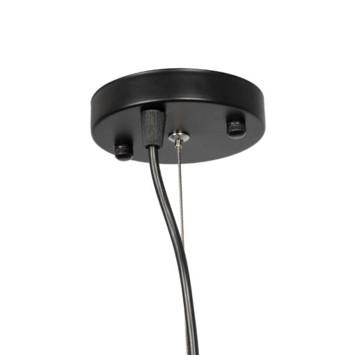 GLOBOSTAR® CUBE 999-0215 Μοντέρνο Κρεμαστό Φωτιστικό Οροφής με Ντουί 1 x E27 AC 220-240V IP20 – Μαύρο – Μ70 x Π70 x Υ87cm