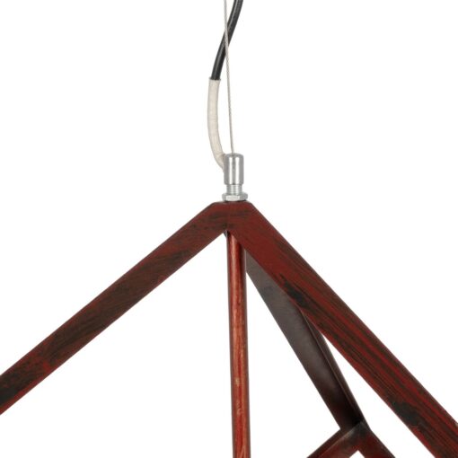 GLOBOSTAR® CUBE 999-0216 Μοντέρνο Κρεμαστό Φωτιστικό Οροφής με Ντουί 1 x E27 AC 220-240V IP20 – Χάλκινο – Μ70 x Π70 x Υ87cm