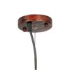 GLOBOSTAR® CUBE 999-0216 Μοντέρνο Κρεμαστό Φωτιστικό Οροφής με Ντουί 1 x E27 AC 220-240V IP20 – Χάλκινο – Μ70 x Π70 x Υ87cm