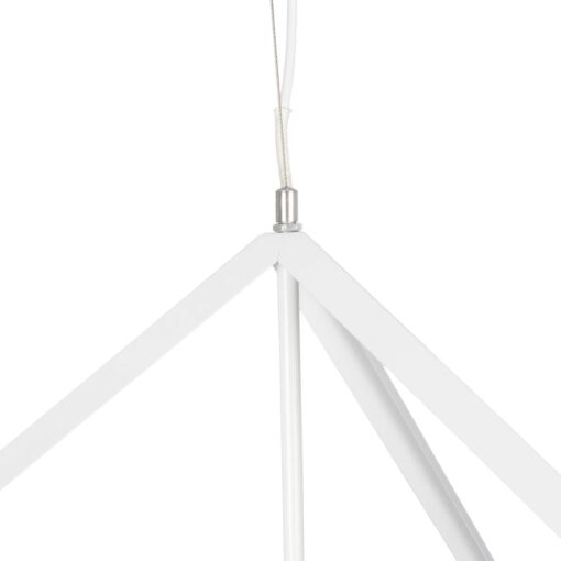 GLOBOSTAR® CUBE 999-0217 Μοντέρνο Κρεμαστό Φωτιστικό Οροφής με Ντουί 1 x E27 AC 220-240V IP20 – Λευκό – Μ70 x Π70 x Y87cm