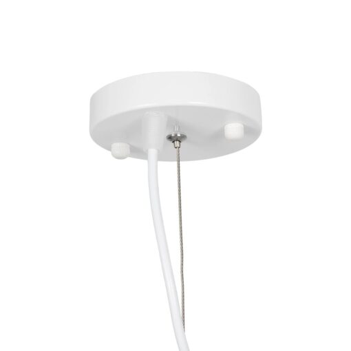 GLOBOSTAR® CUBE 999-0217 Μοντέρνο Κρεμαστό Φωτιστικό Οροφής με Ντουί 1 x E27 AC 220-240V IP20 – Λευκό – Μ70 x Π70 x Y87cm
