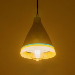 GLOBOSTAR® BEVIN 999-0219 Μοντέρνο Κρεμαστό Φωτιστικό Οροφής με Ντουί 1 x E27 AC 220-240V IP20 – Πολύχρωμο – Μ17 x Π17 x Υ21,5cm