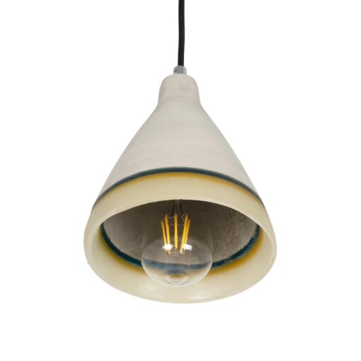 GLOBOSTAR® BEVIN 999-0219 Μοντέρνο Κρεμαστό Φωτιστικό Οροφής με Ντουί 1 x E27 AC 220-240V IP20 – Πολύχρωμο – Μ17 x Π17 x Υ21,5cm
