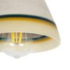 GLOBOSTAR® BEVIN 999-0219 Μοντέρνο Κρεμαστό Φωτιστικό Οροφής με Ντουί 1 x E27 AC 220-240V IP20 – Πολύχρωμο – Μ17 x Π17 x Υ21,5cm