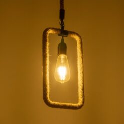 GLOBOSTAR® MALVERN 999-0234 Vintage Κρεμαστό Φωτιστικό Οροφής με Ντουί 1 x E27 AC 220-240V IP20 – Μαύρο & Μπεζ – Μ18.5 x Π4 x Υ41.5cm
