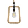 GLOBOSTAR® MALVERN 999-0234 Vintage Κρεμαστό Φωτιστικό Οροφής με Ντουί 1 x E27 AC 220-240V IP20 – Μαύρο & Μπεζ – Μ18.5 x Π4 x Υ41.5cm