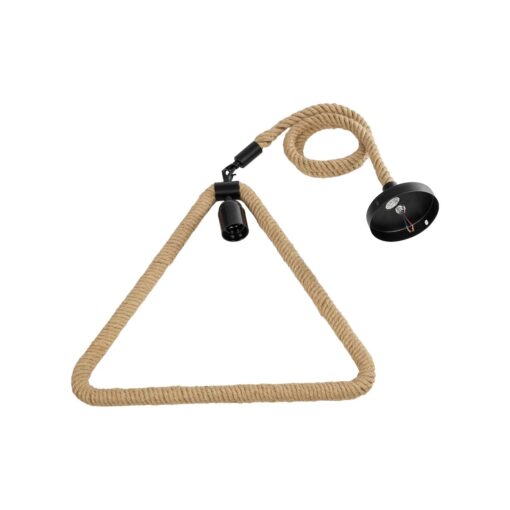 GLOBOSTAR® MALVERN 999-0235 Vintage Κρεμαστό Φωτιστικό Οροφής με Ντουί 1 x E27 AC 220-240V IP20 – Μαύρο & Μπεζ – Μ38 x Π4 x Υ42.5cm