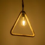 GLOBOSTAR® MALVERN 999-0235 Vintage Κρεμαστό Φωτιστικό Οροφής με Ντουί 1 x E27 AC 220-240V IP20 – Μαύρο & Μπεζ – Μ38 x Π4 x Υ42.5cm