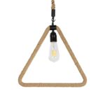 GLOBOSTAR® MALVERN 999-0235 Vintage Κρεμαστό Φωτιστικό Οροφής με Ντουί 1 x E27 AC 220-240V IP20 – Μαύρο & Μπεζ – Μ38 x Π4 x Υ42.5cm