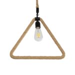 GLOBOSTAR® MALVERN 999-0235 Vintage Κρεμαστό Φωτιστικό Οροφής με Ντουί 1 x E27 AC 220-240V IP20 – Μαύρο & Μπεζ – Μ38 x Π4 x Υ42.5cm