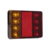 GLOBOSTAR® TAILIGHT 999-0255 Πίσω Φανάρι Οχημάτων LED 9W 360lm 140° DC 12V Αδιάβροχο IP66 Πορτοκαλί & Κόκκινο & Ψυχρό Λευκό 6000K – Μ12 x Π9.5 x Υ2cm – Πακέτο 2 Τεμαχίων – 1 Χρόνο Εγγύηση