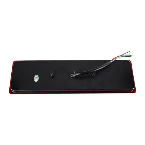 GLOBOSTAR® TAILIGHT 999-0256 Πίσω Φανάρι Οχημάτων LED 9W 360lm 180° DC 24V Αδιάβροχο IP66 Πορτοκαλί & Κόκκινο & Ψυχρό Λευκό 6000K – Πακέτο 2 Τεμαχίων – Μ46 x Π13 x Υ7cm – 1 Χρόνο Εγγύηση