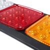 GLOBOSTAR® TAILIGHT 999-0259 Πίσω Φανάρι Οχημάτων LED 9W 360lm 180° DC 24V Αδιάβροχο IP66 Πορτοκαλί & Κόκκινο & Ψυχρό Λευκό 6000K – Μ42 x Π4.3 x Υ15.4cm – Πακέτο 2 Τεμαχίων – 1 Χρόνο Εγγύηση