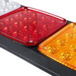 GLOBOSTAR® TAILIGHT 999-0259 Πίσω Φανάρι Οχημάτων LED 9W 360lm 180° DC 24V Αδιάβροχο IP66 Πορτοκαλί & Κόκκινο & Ψυχρό Λευκό 6000K – Μ42 x Π4.3 x Υ15.4cm – Πακέτο 2 Τεμαχίων – 1 Χρόνο Εγγύηση