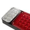 GLOBOSTAR® ARROWLIGHT 999-0262 Πίσω Φανάρι Οχημάτων Βέλος LED 9W 360lm 180° DC 24V Αδιάβροχο IP66 Πορτοκαλί & Κόκκινο & Ψυχρό Λευκό 6000K – Μ40 x Π3.5 x Υ15cm – Πακέτο 2 Τεμαχίων – 1 Χρόνο Εγγύηση