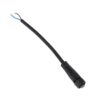 GLOBOSTAR® CONNECTOR 999-0265 2 Pin Σύνδεσμος Τροφοδοσίας για Wall Washers & Προβολείς με Είσοδο 2 x 0.25mm2 & Έξοδο 1 x Αρσενικό Βύσμα Αδιάβροχο IP65 – Μαύρο – Μ20 x Π1.5 x Υ1.5cm