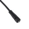 GLOBOSTAR® CONNECTOR 999-0265 2 Pin Σύνδεσμος Τροφοδοσίας για Wall Washers & Προβολείς με Είσοδο 2 x 0.25mm2 & Έξοδο 1 x Αρσενικό Βύσμα Αδιάβροχο IP65 – Μαύρο – Μ20 x Π1.5 x Υ1.5cm