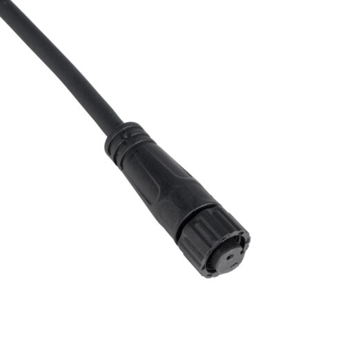 GLOBOSTAR® CONNECTOR 999-0265 2 Pin Σύνδεσμος Τροφοδοσίας για Wall Washers & Προβολείς με Είσοδο 2 x 0.25mm2 & Έξοδο 1 x Αρσενικό Βύσμα Αδιάβροχο IP65 – Μαύρο – Μ20 x Π1.5 x Υ1.5cm