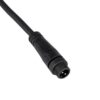 GLOBOSTAR® CONNECTOR 999-0266 2 Pin Σύνδεσμος Τροφοδοσίας για Wall Washers & Προβολείς με Είσοδο 2 x 0.25mm2 & Έξοδο 1 x Θηλυκό Βύσμα Αδιάβροχο IP65 – Μαύρο – Μ20 x Π1.5 x Υ1.5cm